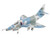Douglas A 4E Skyhawk Aircraft 151118 Aggressor Scheme VA 43 1975 United States Navy Air Power Series 1/72 Diecast Model Hobby Master HA1442