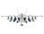 Boeing EA 18G Growler Aircraft 168256 VAQ 139 Cougars 2025 United States Navy Air Power Series 1/72 Diecast Model Hobby Master HA5160