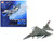 Lockheed F 16C Fighting Falcon Fighter Aircraft 88 0545 138th Fighter Wing Oklahoma Air National Guard 2024 United States Air Force Air Power Series 1/72 Diecast Model Hobby Master HA38065
