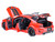 Dodge Charger Scat Pack Widebody Torred with Carbon Stripes 1/18 Model Car Autoart 71759
