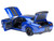 2022 Dodge Challenger SRT Jailbreak Indigo Blue Metallic with Carbon Stripes 1/18 Model Car Autoart 71763