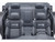 2023 Dodge Challenger SRT Super Stock Frostbite Blue Metallic with Carbon Stripes 1/18 Model Car Autoart 71767