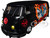 1960 Volkswagen Delivery Van Maui & Sons Black with Graphics Limited Edition to 4050 pieces Worldwide 1/24 Diecast Model Car M2 Machines 40300-139B