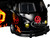1960 Volkswagen Delivery Van Maui & Sons Black with Graphics Limited Edition to 4050 pieces Worldwide 1/24 Diecast Model Car M2 Machines 40300-139B