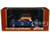 1961 Chevrolet Biscayne Nassau County Police Department Blue Metallic with Beige Top Limited Edition to 150 pieces Worldwide 1/43 Model Car Goldvarg Collection GC-097B