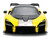 McLaren Senna 8 PAS Racing Yellow Metallic with Black Top Hyper Spec Series 1/24 Diecast Model Car Jada 36484