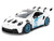 Porsche 911 GT3 RS 992 #12 White with Blue Stripes and Carbon Top Hyper Spec Series 1/24 Diecast Model Car Jada 36494