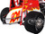Winged Sprint Car #104 Jeff Swindell Octane Boost Red with Graphics National Sprint Car Hall of Fame 1/18 Diecast Model Car ACME A1809527