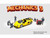 Mechanics #5 6 piece Diecast Figure Set 5 Figures 1 Tool Cabinet Limited Edition for 1/64 Scale Models American Diorama AD-2435MJ