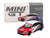 Honda Civic TYPE R 2024 Pace Car HRC White with Red and Blue Graphics Limited Edition 1/64 Diecast Model Car Mini GT MGT01079