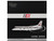 Saab 340A Commercial Aircraft Delta Connection Business Express Airlines N749BA White with Dark Blue and Red Stripes Gemini 200 Series 1/200 Diecast Model Airplane GeminiJets G2GAA1345