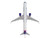 Airbus A321neo Commercial Aircraft Icelandair TF IAA White with Blue and Pink Tail Gemini 200 Series 1/200 Diecast Model Airplane GeminiJets G2ICE1401
