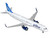 Airbus A321neo Commercial Aircraft JetBlue Airways N2180J White with Blue Tail Gemini 200 Series 1/200 Diecast Model Airplane GeminiJets G2JBU1336