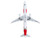 Airbus A321P2F Commercial Aircraft Qantas Freight Santa s Freight VH XF4 White with Graphics and Red Tail Gemini 200 Series 1/200 Diecast Model Airplane GeminiJets G2QFA1477