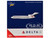 Boeing 727 100 Commercial Aircraft Delta Air Lines N1633 White with Red and Blue Stripes 1/400 Diecast Model Airplane GeminiJets GJ2355