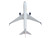 Boeing 767 300ER Commercial Aircraft Delta Air Lines N199DN White with Red and Blue Tail 1/400 Diecast Model Airplane GeminiJets GJ2363