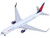Boeing 767 300ER Commercial Aircraft Delta Air Lines N199DN White with Red and Blue Tail 1/400 Diecast Model Airplane GeminiJets GJ2363