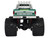 1975 Ford F 250 Monster Truck with 66 Inch Tires Thumper Green Metallic Kings of Crunch Series 1/43 Diecast Model Car Greenlight 88053