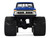 1976 Ford F 250 Monster Truck Garbage Pail Kids 40th Anniversary Buck Truck Blue Metallic with Graphics Kings of Crunch Series 1/43 Diecast Model Car Greenlight 88062