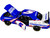 1969 Chevrolet Camaro #5 Kyle Larson Hendrick Motorsports First Win Tribute Blue and White with Graphics 1/18 Diecast Model Car Highway 61 HWY-18053