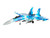 Sukhoi Su 27UB Flanker Aircraft 831st Tactical Aviation Brigade 2017 Ukrainian Air Forces 1/72 Diecast Model JC Wings JCW-72-SU27-012