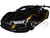 Audi R8 LMS GT3 Black with Gold Stripes and Graphics Midnight Eclipse Series 1/24 Diecast Model Car Motormax 79208BK