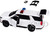 2025 Chevrolet Tahoe PPV White Builder s Kit with Flashing Light Bar and Front and Rear Lights and Sounds 1/24 Diecast Model Car Motormax 79623W