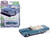 1968 Dodge Coronet 500 Convertible Pale Blue Metallic with White Interior Vintage Muscle Series 1/64 Diecast Model Car Auto World 64532-AWSP212A