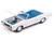 1968 Dodge Coronet 500 Convertible White with Blue Interior Vintage Muscle Series 1/64 Diecast Model Car Auto World 64532-AWSP212A