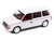1989 Plymouth Voyager Turbo Van Bright White with Red Stripes and Interior Mighty Minivans Series 1/64 Diecast Model Car Auto World 64532-AWSP213A