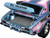 1967 Chevrolet Camaro Mr Bardahl Drag Car Blue Metallic with Red and White Graphics Limited Edition to 312 pieces Worldwide 1/18 Diecast Model Car ACME A1805735