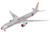 Boeing 777 300ER Commercial Aircraft American Airlines Flagship DFW N735AT Silver with Otange Stripes "Gemini 200 Series 1/200 Diecast Model Airplane GeminiJets G2AAL1508