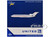 Boeing 727-200 Commercial Aircraft "United Airlines - Stars & Bars/Friend Ship" (N7620U) White with Red and Blue Stripes 1/400 Diecast Model Airplane by GeminiJets GJUAL2352
