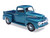 1952 Ford F1 Pickup Truck Blue Metallic 1/24 Diecast Model IXO Models U24RDC004