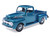 1952 Ford F1 Pickup Truck Blue Metallic 1/24 Diecast Model IXO Models U24RDC004