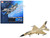 Lockheed F 16A Fighting Falcon Fighter Aircraft 85 1565 Golden Bat Viper 185 ARW Iowa ANG Squadron 50th Anniversary 2022 United States Air Force Air Power Series 1/72 Diecast Model Hobby Master HA38069