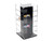Acrylitower Showcase 24 Car Display Desktop Spinner with Cover Black Mijo Exclusives for 1/64 Scale Models MJ17032B