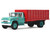 GMC 4000 Grain Truck Turquoise with Red Container 1/64 Diecast Model DCP/First Gear 60-2260