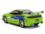 Brian s Mitsubishi Eclipse Green with Graphics Damaged Version 25 Years of Fast & Furious The Fast and the Furious 2001 Movie 1/32 Diecast Model Car Jada 36356-25TH