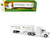 Semi Truck Trailer John Deere Right Part Right Price White Replica Play Series 1/64 Diecast Model ERTL TOMY 85017