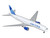 Boeing 777 200ER Commercial Aircraft United Airlines N798UA White with Blue Tail Gemini 200 Series 1/200 Diecast Model Airplane GeminiJets G2UAL1260