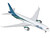 Boeing 787 9 Commercial Aircraft Alaska Airlines N784HA White with Blue and Green Tail 1/400 Diecast Model Airplane GeminiJets GJASA2400