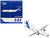 ATR 72 600 Commercial Aircraft Scandinavian Airlines SE MKD White with Blue Tail 1/400 Diecast Model Airplane GeminiJets GJSAS2368