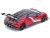 2025 Yangwang U9 Xtreme Test Car #02 Red Metallic with White Stripes and Carbon Top World Fastest EV Supercar 1/64 Diecast Model Car Inno Models IN64-YNU9-NURB