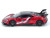 2025 Yangwang U9 Xtreme Test Car #02 Red Metallic with White Stripes and Carbon Top World Fastest EV Supercar 1/64 Diecast Model Car Inno Models IN64-YNU9-NURB