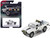 1985 Toyota Hilux SR5 Pickup Truck White with Black Graphics Collection Series 1/64 Diecast Model Car by Majorette MJ8505001022
