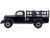 1946 Dodge Power Wagon Fire Truck Black Black Bandit Series 30 1/64 Diecast Model Car Greenlight 28170C