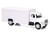 Freightliner M2 Beverage Truck White Long Haul Trucker Series 1/43 Diecast Model New Ray SS-16003B