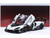 McLaren Senna GTR Silica White with Black Top 1/18 Model Car Autoart 81953