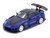 Honda S2000 RHD Right Hand Drive J s Racing Blue Metallic with Carbon Hood and Top 1/64 Diecast Model Car Inno Models IN64-S2000JS-BLUE